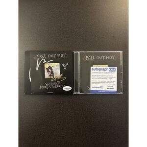 SIGNED Fall Out Boy - So Much For Stardust CD AUTOGRAPH COA #SC79367